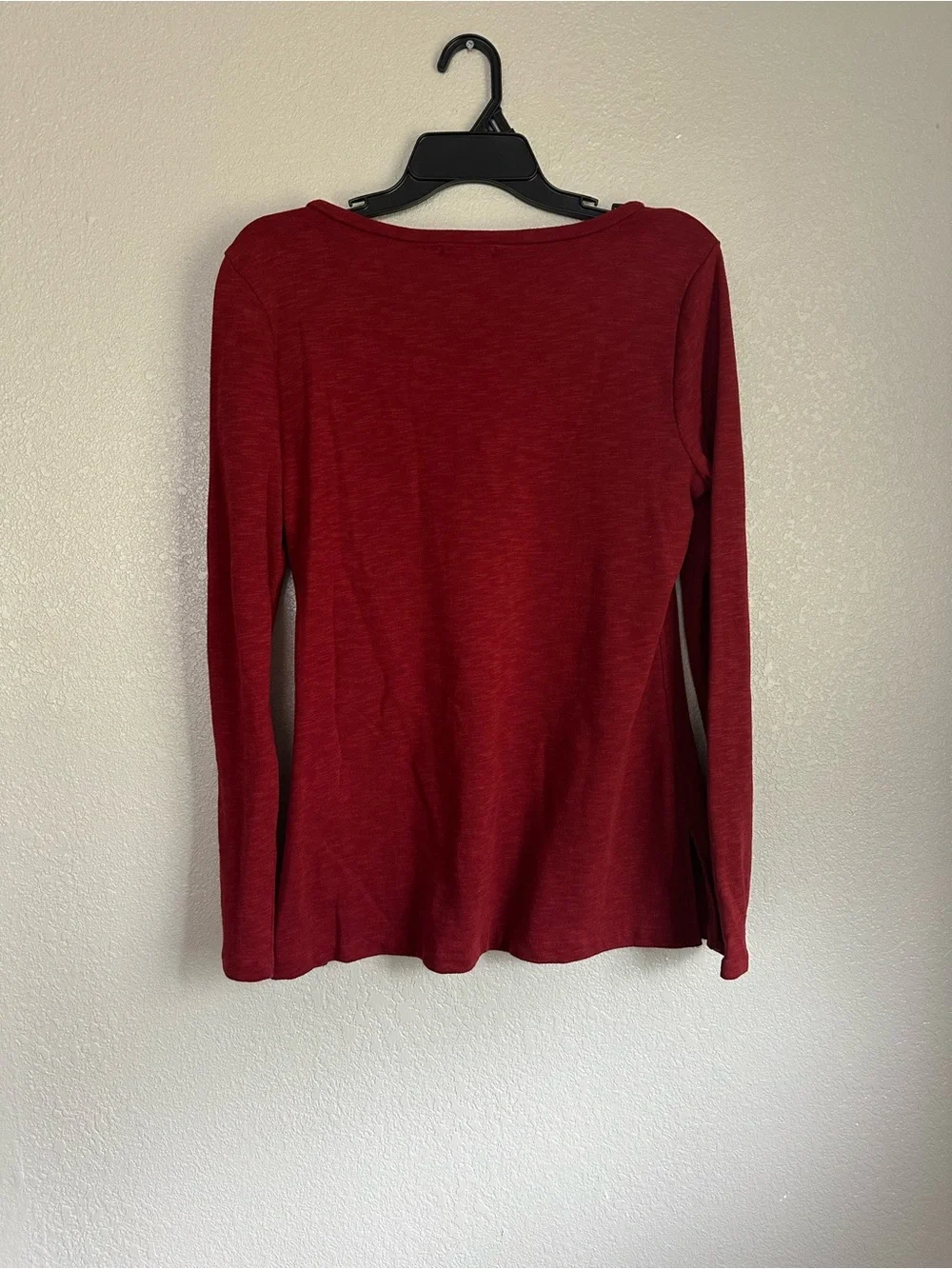 J.Crew Mercantile Long Sleeve V-Neck Blouse Top